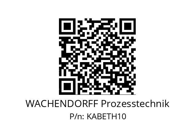   WACHENDORFF Prozesstechnik KABETH10