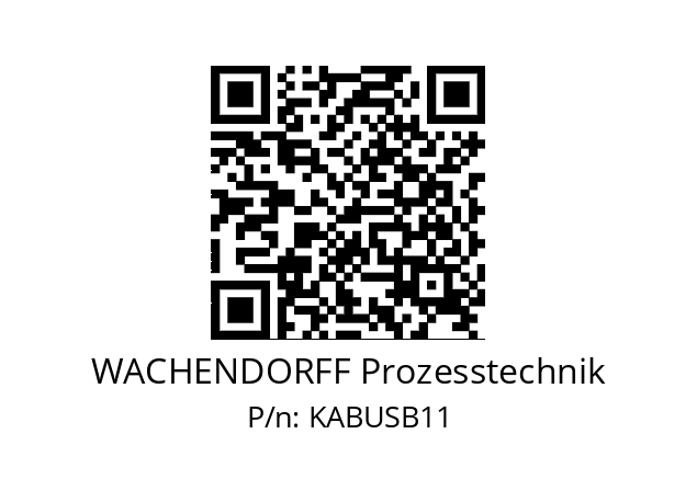   WACHENDORFF Prozesstechnik KABUSB11