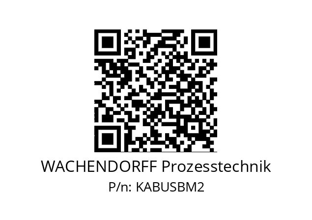   WACHENDORFF Prozesstechnik KABUSBM2