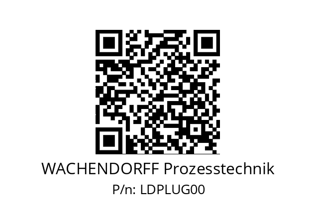   WACHENDORFF Prozesstechnik LDPLUG00