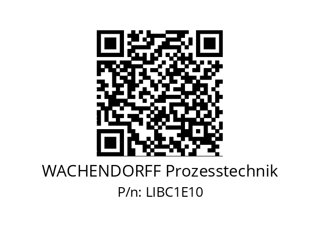   WACHENDORFF Prozesstechnik LIBC1E10