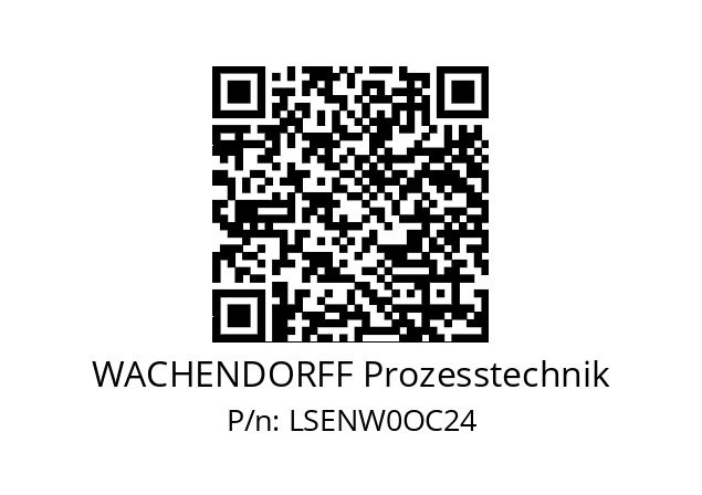   WACHENDORFF Prozesstechnik LSENW0OC24