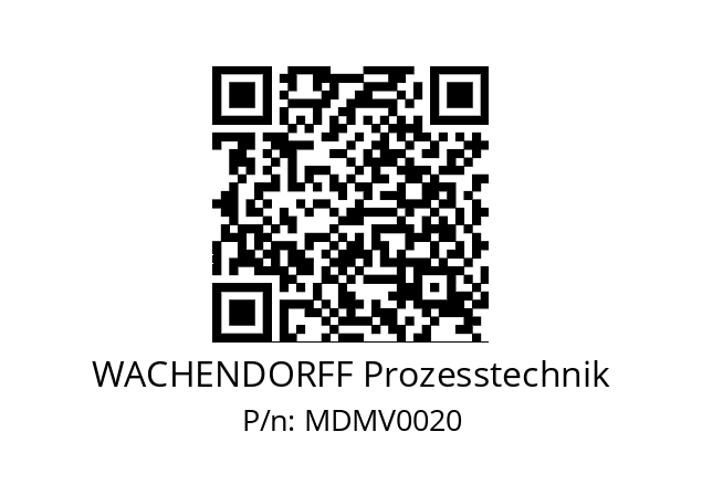   WACHENDORFF Prozesstechnik MDMV0020