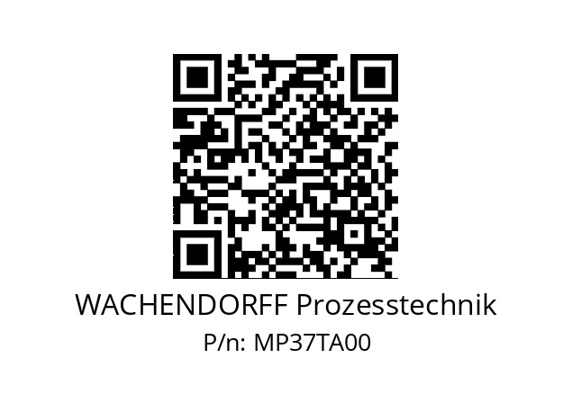   WACHENDORFF Prozesstechnik MP37TA00