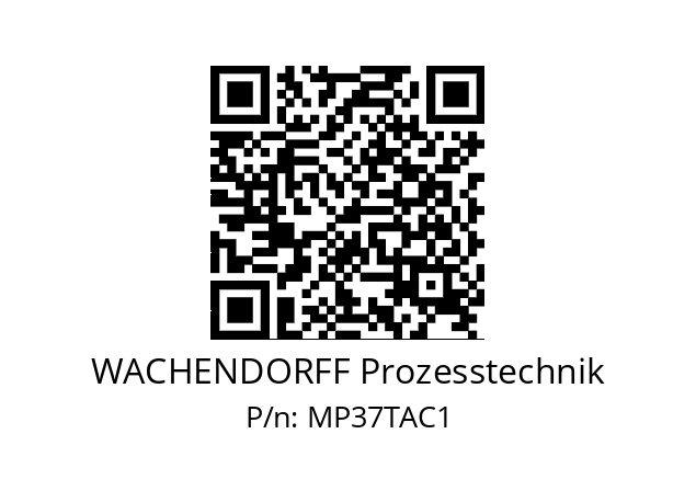   WACHENDORFF Prozesstechnik MP37TAC1