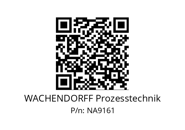   WACHENDORFF Prozesstechnik NA9161