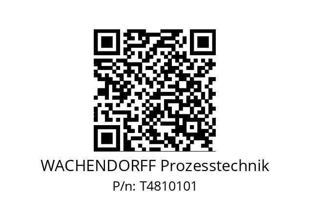   WACHENDORFF Prozesstechnik T4810101