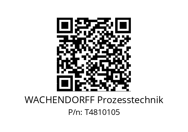   WACHENDORFF Prozesstechnik T4810105