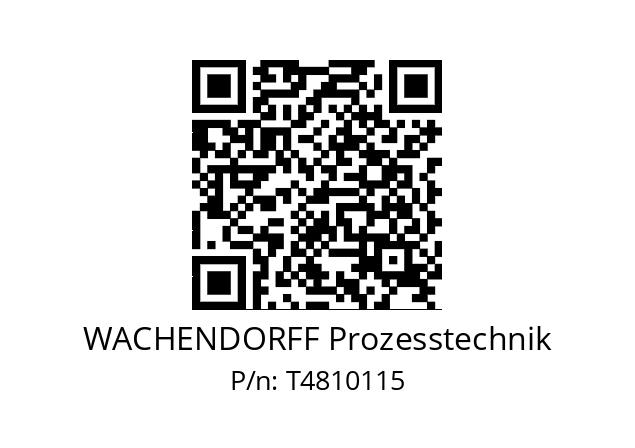   WACHENDORFF Prozesstechnik T4810115