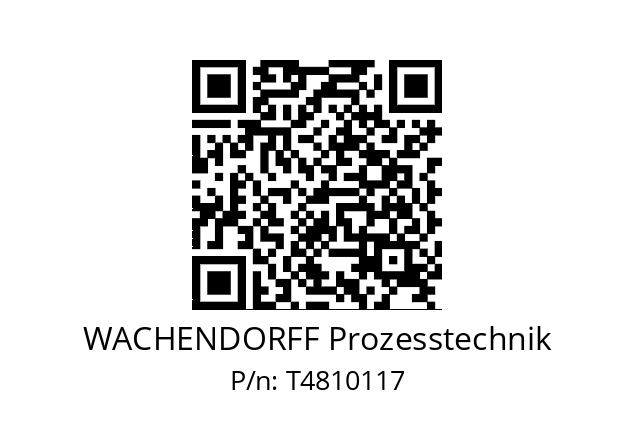   WACHENDORFF Prozesstechnik T4810117