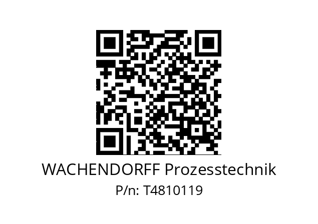   WACHENDORFF Prozesstechnik T4810119