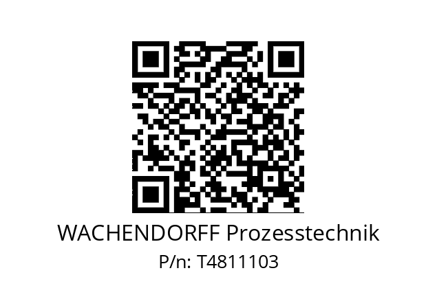   WACHENDORFF Prozesstechnik T4811103