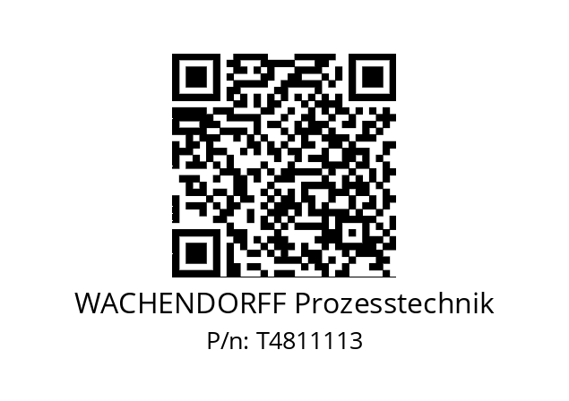   WACHENDORFF Prozesstechnik T4811113