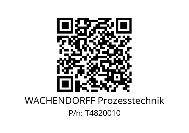   WACHENDORFF Prozesstechnik T4820010