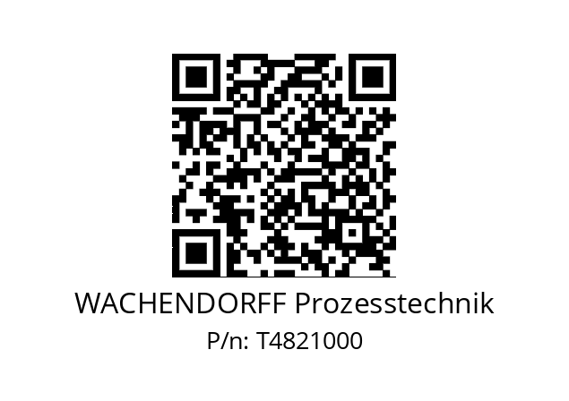   WACHENDORFF Prozesstechnik T4821000