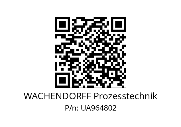   WACHENDORFF Prozesstechnik UA964802