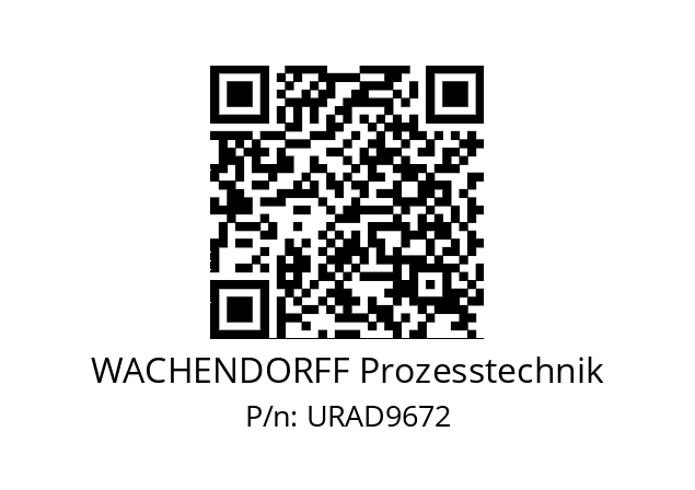   WACHENDORFF Prozesstechnik URAD9672