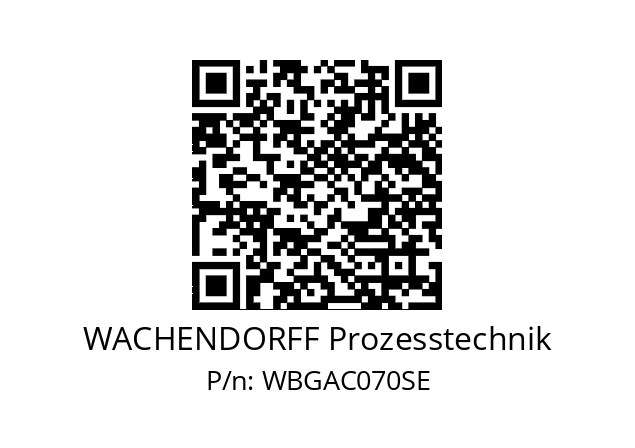   WACHENDORFF Prozesstechnik WBGAC070SE