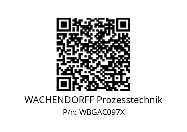   WACHENDORFF Prozesstechnik WBGAC097X