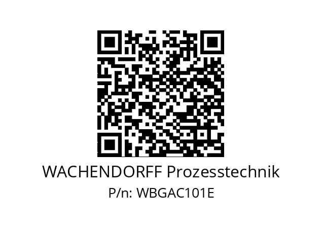   WACHENDORFF Prozesstechnik WBGAC101E