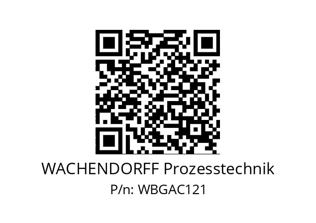   WACHENDORFF Prozesstechnik WBGAC121