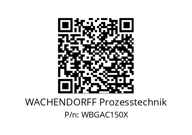   WACHENDORFF Prozesstechnik WBGAC150X