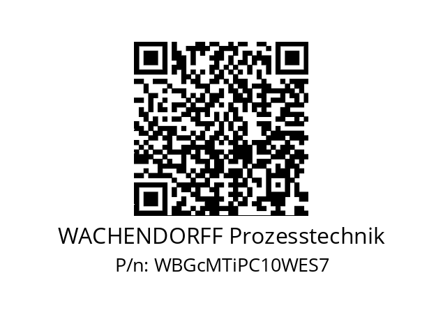   WACHENDORFF Prozesstechnik WBGcMTiPC10WES7