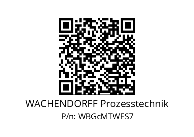   WACHENDORFF Prozesstechnik WBGcMTWES7