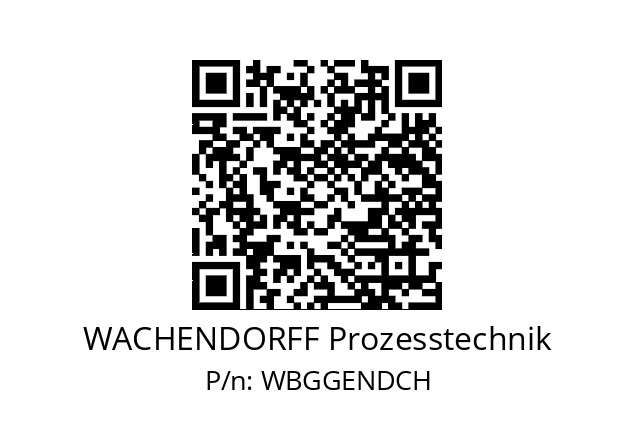   WACHENDORFF Prozesstechnik WBGGENDCH