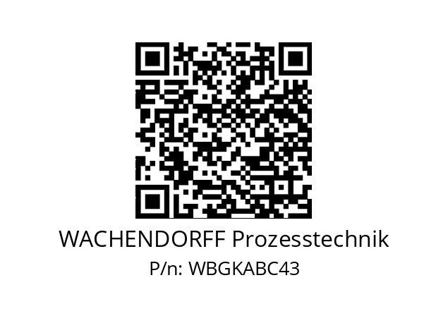   WACHENDORFF Prozesstechnik WBGKABC43