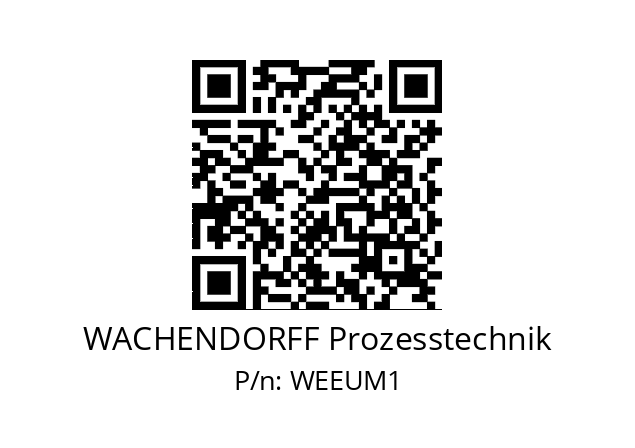   WACHENDORFF Prozesstechnik WEEUM1