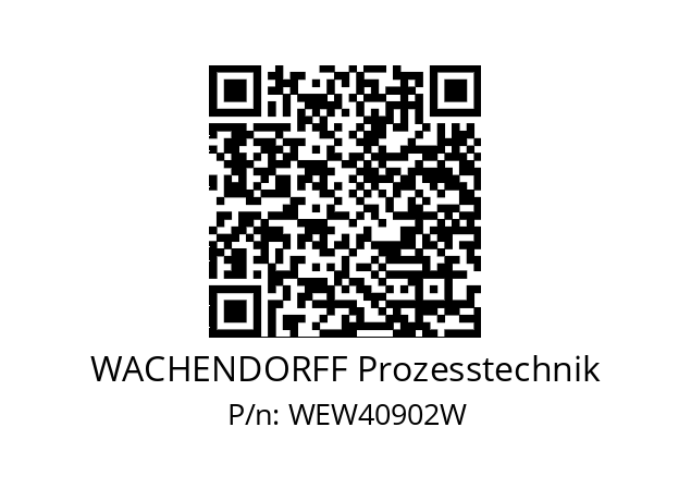   WACHENDORFF Prozesstechnik WEW40902W