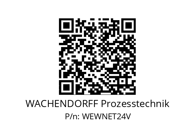   WACHENDORFF Prozesstechnik WEWNET24V