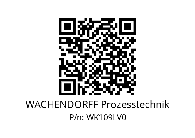   WACHENDORFF Prozesstechnik WK109LV0