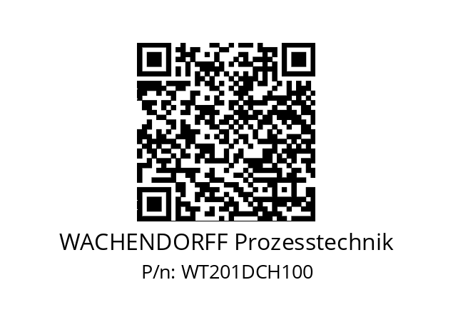   WACHENDORFF Prozesstechnik WT201DCH100