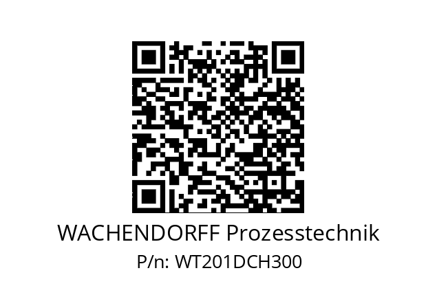   WACHENDORFF Prozesstechnik WT201DCH300