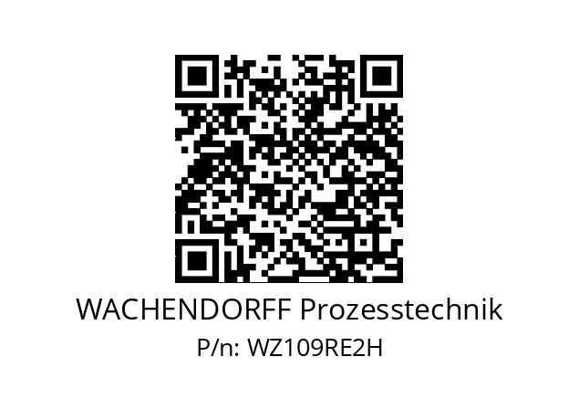   WACHENDORFF Prozesstechnik WZ109RE2H