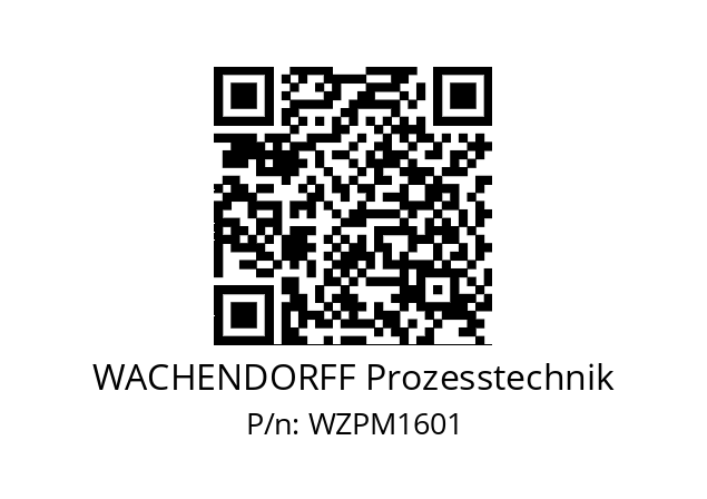   WACHENDORFF Prozesstechnik WZPM1601