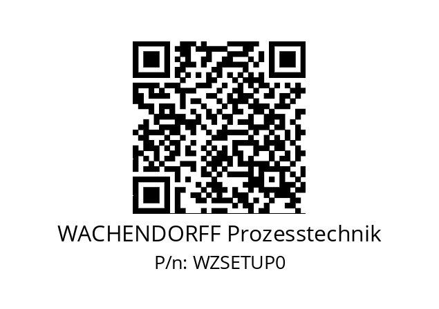   WACHENDORFF Prozesstechnik WZSETUP0