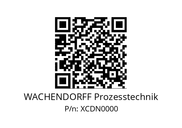   WACHENDORFF Prozesstechnik XCDN0000