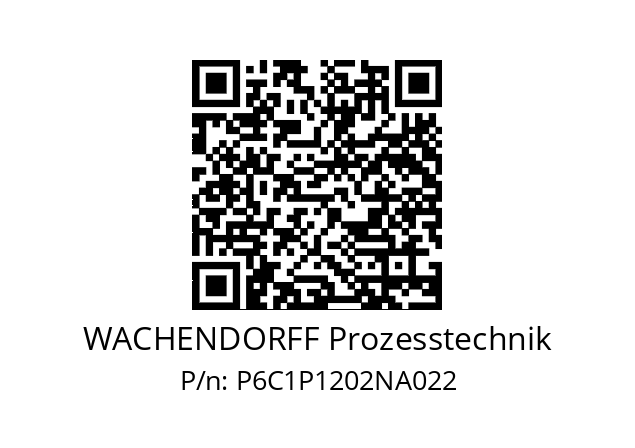   WACHENDORFF Prozesstechnik P6C1P1202NA022