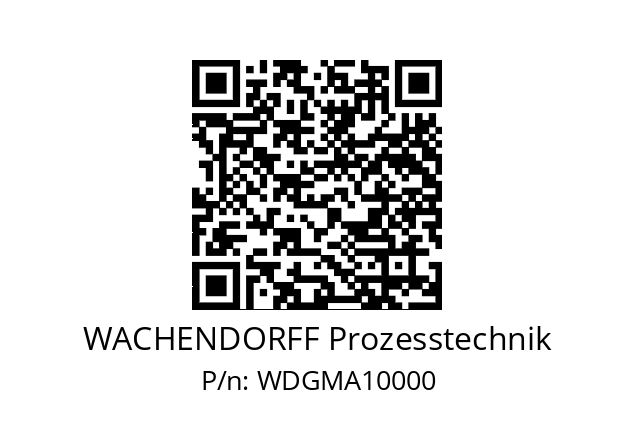   WACHENDORFF Prozesstechnik WDGMA10000