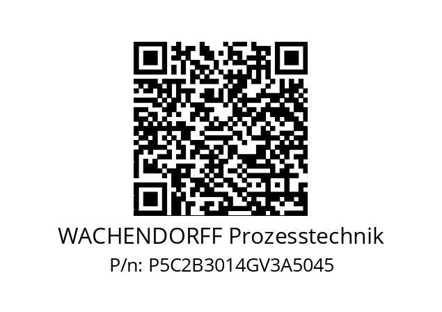   WACHENDORFF Prozesstechnik P5C2B3014GV3A5045