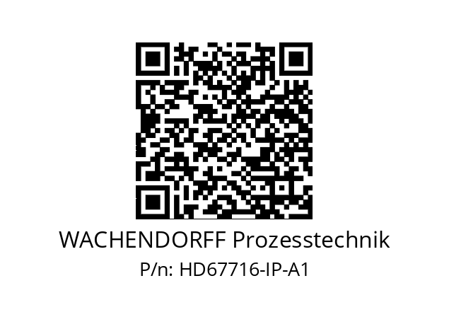   WACHENDORFF Prozesstechnik HD67716-IP-A1