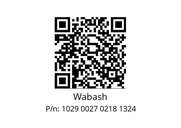   Wabash 1029 0027 0218 1324