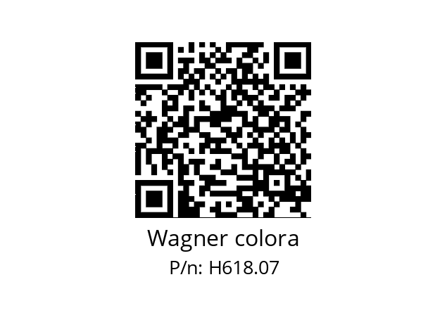   Wagner colora H618.07