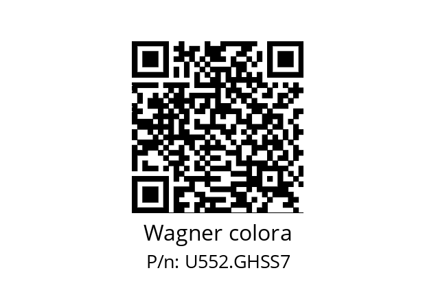   Wagner colora U552.GHSS7