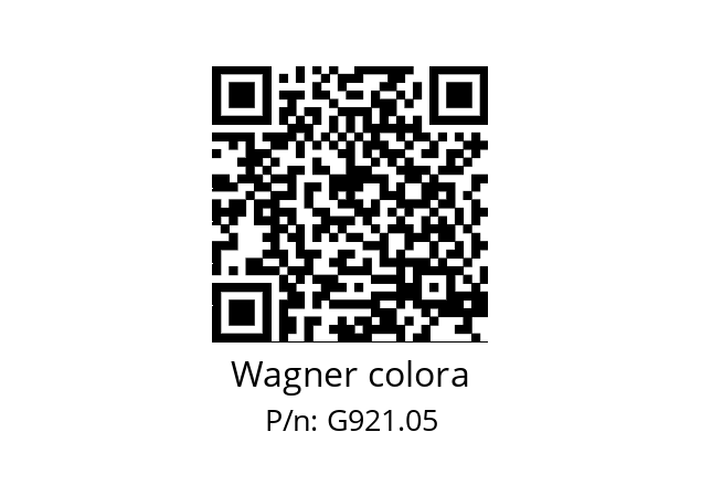   Wagner colora G921.05