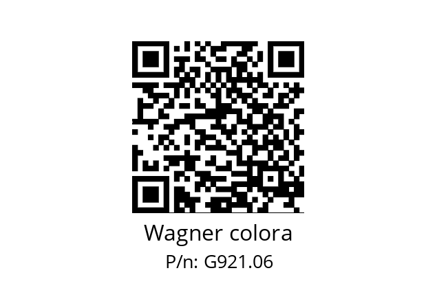   Wagner colora G921.06