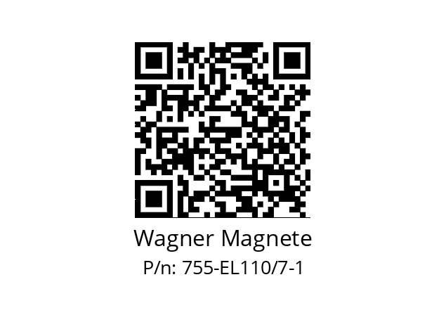   Wagner Magnete 755-EL110/7-1